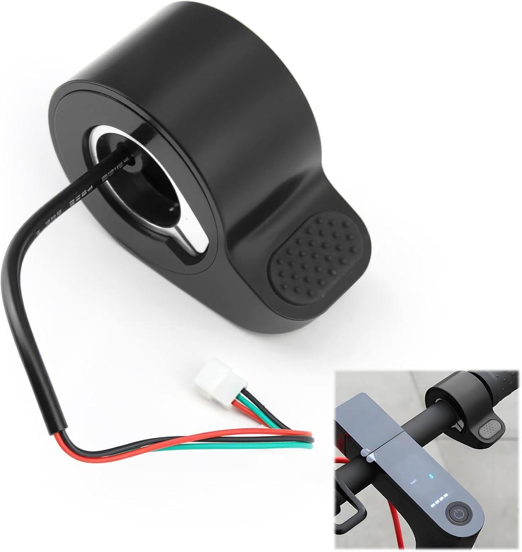 Electric Scooter Throttle Thumb Replacement, Universal Fit Thumb Throttle Accelerator with Waterproof Connector, Compatible with GOTRAX GXL V2/Hiboy S2 and S2 Pro/Megawheels S10 Models