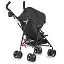 Dream On Me Rover Convenience Baby Stroller – Lightweight & Compact Travel Umbrella Stroller, Quick One-Hand Fold, Lockable Rear Wheels, Adjustable Canopy, 3-Point Safety Harness & Cup Holder - Black