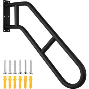 ROTHLEY Hand Rails for Outdoor Steps,Hand Rails for Elderly Porch Railing Deck Hand Rail Wall Mount Stair Hand Grab Bars U-Shape Safety Handle