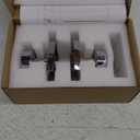 coolnews 2 Pack Polished Chrome Dummy Door Knobs Interior, Single Sided Square Modern Dummy Door Knob Door Handle for Hall/Closet