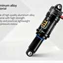 Bike Rear Shock, Air Pressure Shock Absorbers, 125/150/165/190/210mm, 20/30/35/50/60mm Travel, Hydraulic Rear Suspension Shock for Mtb/e-bike (125 * 20mm)