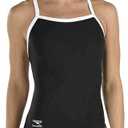 Speedo Womens Swimsuit One Piece Prolt Flyback Solid Adult Team Black, 14-40