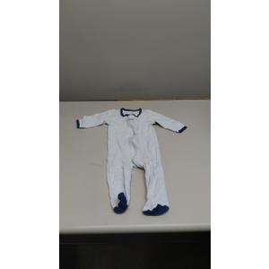 KicKee Pants for Little Boys Solid - Printed Footie with Zipper, 9 mo