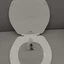 Bemis 70 Durable Plastic Toilet Seat, Round, White