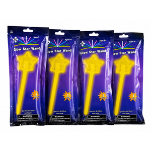 glow star wands yellow