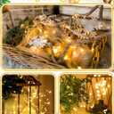 4 Pack 100 LED Fairy Lights Battery Operated with Remote, 33FT Waterproof Twinkle Lights with Timer & 8 Modes, Fairy String Light Outdoor Indoor for Bedroom Classroom DIY Christmas Decor (Warm White)
