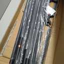 Backdrop Stand 6.5x10 ft Adjustable Photo Backdrop Stand Kit, Heavy Duty Pipe and Drape Photography Background Support with Flat Metal Base for Wedding, Party, Video Studio, Birthday, Black