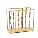 Modern Standing Napkin Holder for table, Black Metal, Tabletop Paper Napkin Dispenser for Coffee Filter Holder Kitchen, Dining Room, Outdoor.