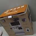 AIRMSEN Espresso Machines with Burr Grinder, 20 Bar, Milk Frother Steam Wand, Stainless Steel Coffee Maker for Home - Cappuccino Latte & Cold Brew Iced Coffee Maker & Americano