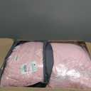 Litanika Pink Twin/Twin XL Comforter Set, 2 Pieces Girls Teen Kids Cute Soft Solid Bedding Comforter Set, All Season Bed Set (66x90In Comforter & 1 Pillowcase)