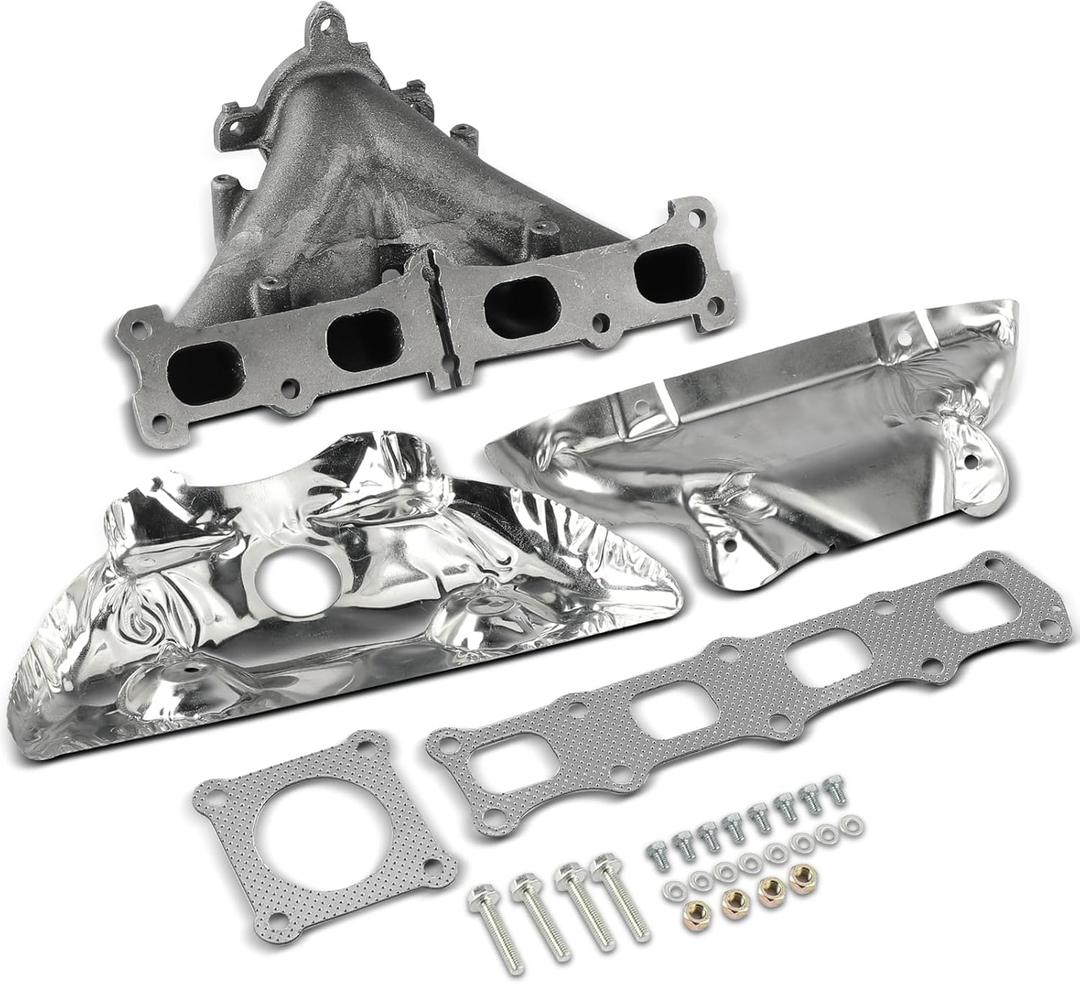 A-Premium Exhaust Manifold Kit Fit for Jeep Compass Patriot 2007-2017 & Dodge Journey 2009-2020, Avenger 2008-2014, Caliber 2007-2012 & Chrysler 200 2011-2014, Sebring, W/Gasket, Bolt, Nut, Washers