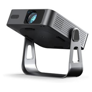 Officially-Licensed APP & Native 1080P】Thinnest 1.81" Smart Mini Projector with WiFi and Bluetooth, Auto Focus & Keystone Portable Outdoor Projector, VOPLLS 4K Support Home Movie Projector