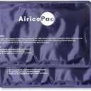 AiricePac 2 Ice Packs for Pain Relief, Gel Cold Pack for Knee Neck Shoulder Ankle Elbow Hip Back Injuries Reusable, Hot & Cold Compress Therapy for Swelling, Bruises, Surgery, 7”x 11”, Blue