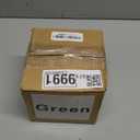 Makeup Brush Holder 360 Rotating Large Capacity Cosmetic Organizer 7 Slot Makeup Organizer Container Desktop Storage Stationery Storage (Green)