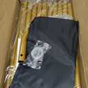 WellSign 6.6FTx6.6FT Wedding Balloon Arch Backdrop Stand, Gold Square Rectangular Metal Background Arch Frame for Garden Flower Arch, Birthday, Baby Shower Parties Decoration