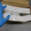 Shihanee Set of 3 Pillar Candles and 3 Glass Cylinder Candle Vases Holders Clear Pillar Jars for Wedding Centerpieces(2.6'' X 4.7'', 5.9'', 7.9'',White)