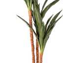 American Art Decor Realistic Artificial Yuca Tree Faux Plant for Home Decor, Indoor Living Room, or Office, 48"
