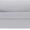 Zenna Home, Silver Simply Fit Steps Stretch Slipcover, 2-Piece Loveseat