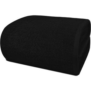 RIVERSIDE Pack of 1 Jumbo Bath Sheet 40 x 80 Inches - Extra Large Bath Towel, Super Soft & Highly Absorbent, 100% Cotton Quick Dry, Perfect to Wrap Yourself in - Black