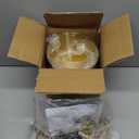 3-Light Plug in Pendant Light 22FT Industrial Hanging Lamp with Twisted Hemp Rope Independent Triple Switch Hanging Light Chandelier for Dining Room Kitchen, Black Finish