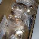 LANLONG 2pcs Metal Gold Candle Holders Road Lead Table Centerpiece Stand Pillar Candlestick for Wedding Candelabra Flowers Vases (2M)