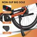 Bike Kickstand 24"-29", Adjustable Height, for Adult Bikes, Kids Bikes, Electric Bikes, Mountain Bikes, Fat Tire Bikes, Motorcycles, Requires 2 Holes in Chainstay (40mm Apart)