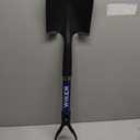 WIKER Kids Shovel,Small Shovels for Digging,Beach Shovels for Kids Heavy Duty,28 Inches,Short Shovel,Metal+Fiberglass,Blue