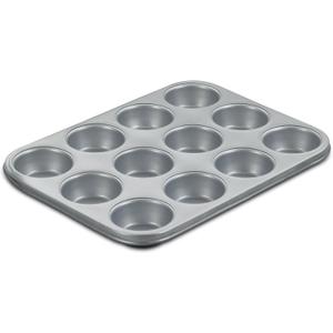 Cuisinart Chef's Classic Nonstick Bakeware 12-Cup Muffin Pan, Silver 