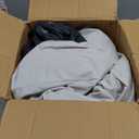 Elevon Air Mattress with Built in Pump - Luxury Double High Inflatable Bed for Home, Travel & Camping, Navy/White, Queen, 18" High