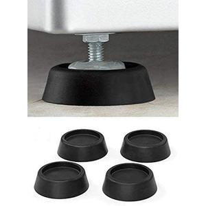 Washing Machine Foot Pads for Anti-vibration and Anti-Walk | Washer and Dryer Anti Slip Mat with Rubber Technology | Ideal for Vibration Reduction and Shock Absorber | Rubber Isolation Feet Set of 4
