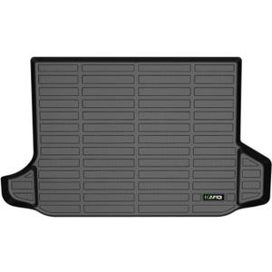 All Weather Cargo Liner for GMC Terrain 2018-2024/Chevrolet Equinox 2018-2024 Custom Fit Automotive Car Trunk Mat Accessories - Black