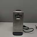 Kenmore Smooth Edge Electric Can Opener Extra Tall Stainless Steel One Touch Side Cut Blade Opens Regular & Pop Top Cans Safe Easy Compact Durable Silver Black
