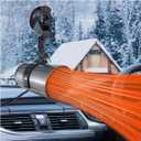 Car Heater, 2-in-1 Windshield Defogger and Defroster That Plugs into Cigarette Lighter, 12V 150W Portable Fast Heating & Cooling Air Blower, Car Defroster with Suction Holder