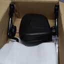 Benlari Passenger Backrest Sissy Bar, Detachable Quick Release Sissy Bar Backrest Fit for Harley Davidson Street GlideElectra Glide Road Glide Road King 2009-2024, Chrome (Black-01)