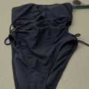 Sports Illustrated Women's Strapless One Piece W/Adjustable Side Cutouts (Medium)