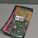 NOVILYS Red Christmas Tablecloth, Xmas Tree and Snowflake Printed Table Cloths, Stain Resistant Washable Winter Holiday Table Cover for Dining Room, Party Decor, Xmas Dinner, 60 x 102 Inch