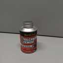 Chemical Vulcanizing Cement, Clear Tire Repair Glue, All Purpose Rubber Cement, Heavy Duty Tire Patch Kit with Brush Top Can for Car, Motorcycle, Bike, 8.5Oz