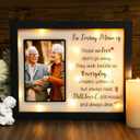 LED Shadow Box 4x6 - Memorial Picture Frame for Loss of Mother, Father, Loved One - Bereavement Gift (In Loving Memory)