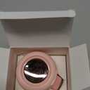 Portable Silent Mini Bladeless Fan,Clip on Fan for Shirt & Waist,3-Speed Silent Personal Mini Rechargeable Cooling Fans for Better Cooling (Pink)