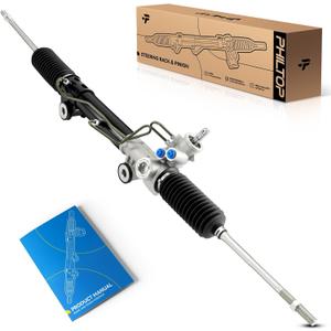 PHILTOP Power Steering Rack and Pinion Compatible with Dodge Dakota 97-03 3.9L/00-04 4.7L/2004 3.7L/97-99 5.2L/97-02 2.5L/98-03 5.9L, Durango 00-03 4.7L/99-00 5.2L/99-03 5.9L/1999 3.9L Only RWD Models
