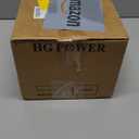 6 Inch Exhaust Vent Cover, HG Power Metal Dryer Vent Cover Outside with Removable Screen & Cushioned Non Return Flap, Air Wall Vent for House, AC, Opening Diameter: 5.7" (White)