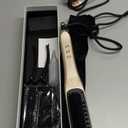 Hair Straightener Brush,Venxis Straightening Comb with Steam, 3 Temp Settings & 20s Fast Heating, 120 Voltage&30-Minute Auto Shut-Off, Steam Design for Hair Treatment (Gold)