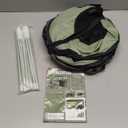 Rest-Eazzzy Dog Playpen, Foldable Kitten Playpen for Medium Dogs, Portable Pet Puppy Playpen with Removable Shade Cover, Indoor Outdoor Travel Camping Use for Small Pets with Carrying Case (M, Green)