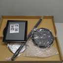 VEVOR Pedestal Sign Holder, 8.5 x 11 Inch Vertical and Horizontal Adjustable Poster Stand, Heavy-Duty Floor Standing Sign Holder with Round Base for Display, Advertisement, and Outdoor, Black