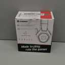 Ozeino 2.4GHz Gaming Headset Wireless with Flip Mic for Ps5, Ps4, PC, Gaming Headphones with USB-A & USB-C Transmitter, 40Hr Battery Gamer Headset for Laptop, Mobile, Mac (Red)