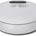 Caraway Enameled Cast Iron Braiser - 3.5 qt Braiser Pan - 3 Layer Enamel Coating - No Seasoning Required - Compatible With All Stovetops - Oven Safe - Free From Forever Chemicals - Gray