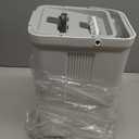 JOYMOOP Hands-Free Self-Cleaning Microfiber Mop and Bucket with Wringer Set for Home, Mops for Floor Cleaning and Wall Cleaner, Hardwood, Tile, Laminate, Vinyl Floors, Smooth Walls, and Glass Windows (50" Mop + 1 Pad, White [Bucket #2124])