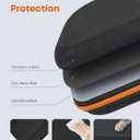 bsqueda Large Capacity Switch Carrying Case for Nintendo Switch 2 (2025) - 20 Game Cartridges, Hard Shell Portable Travel Pouch, Black