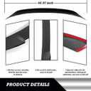 AR-Style Rear Spoiler Fit for Lexus is-Series Sedan 4DR 2014-2020