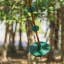 Climbing Rope with Platforms and Disc Swing Seat Set Playground Accessories Including Bonus Hanging Strap & Carabiner Tree Swing for Kids Rope Swings for Tree